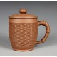 450ml, Yixing Zisha clay,pot​tery,Bamboo basket teapot