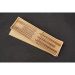 3 pairs chopsticks, Natural Wenge wood, Asia Chinese Wooden chicken-wing Kuaizi 鸡翅木筷子