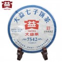  China Yunnan Menghai 1601 Dayi "7542" UNCooked Pu Erh Tea Cake,puer raw er tee 大益普洱生茶饼