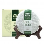 150g, Yunnan Menghai 1701 Dayi "7542" UNCooked Pu Erh Tea Cake,puer raw er tee 大益普洱生茶饼