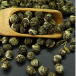 Organic Jasmine Green Tea Dragon Ball Tea Chinese Loose Leaf 茉莉龙珠花茶