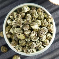 Chinese Jasmine Dragon GREEN TEA PEARLS Organic Loose Leaf Festival Drink Balls